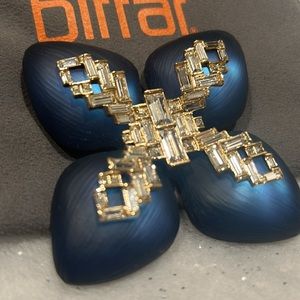 Alexis Bittar Blue Brooch
